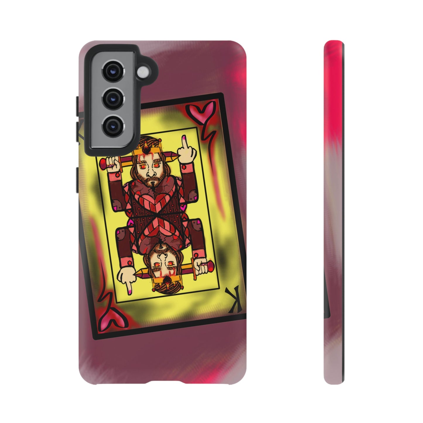 Playing Card Phone Case - Tough Cases with King Design