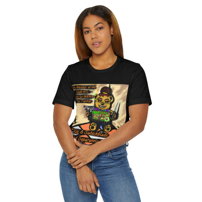 Vibrant Graphic Tee, Fun Bear Illustration, Quirky Unisex T-Shirt, Perfect for Parties and Casual Wear, Great Gift Idea for Friends