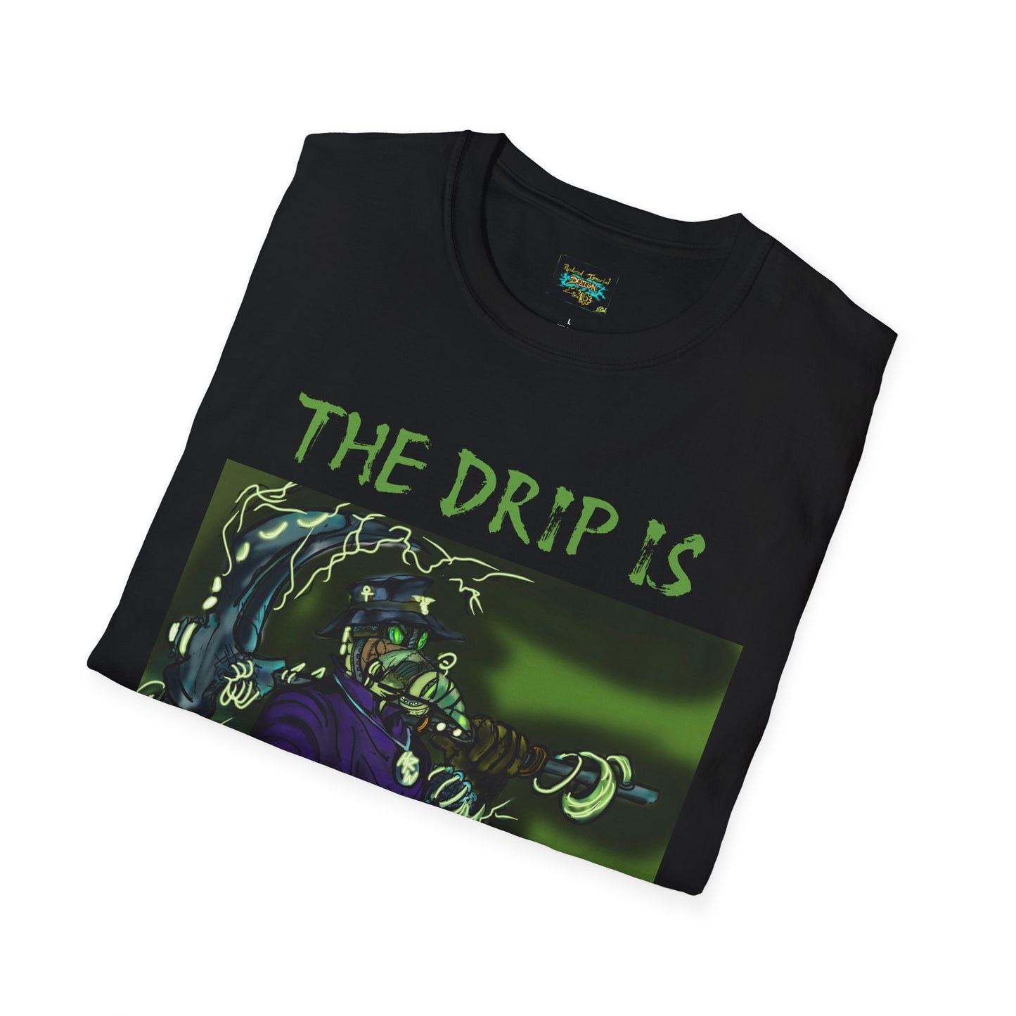 Unisex Graphic Tee - The Drip is Contagious, Trendy T-Shirt, Streetwear Fashion, Gift for Friends, Casual Wear, Hip Hop Style