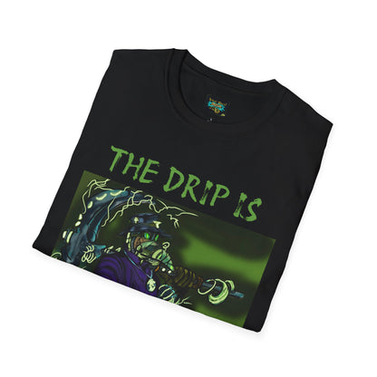 Unisex Graphic Tee - The Drip is Contagious, Trendy T-Shirt, Streetwear Fashion, Gift for Friends, Casual Wear, Hip Hop Style