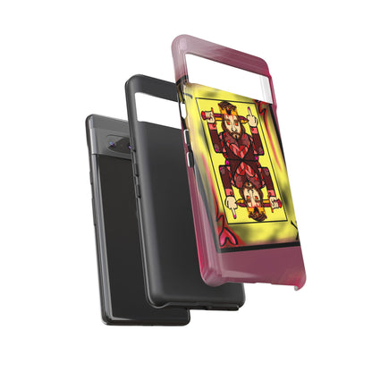 Playing Card Phone Case - Tough Cases with King Design