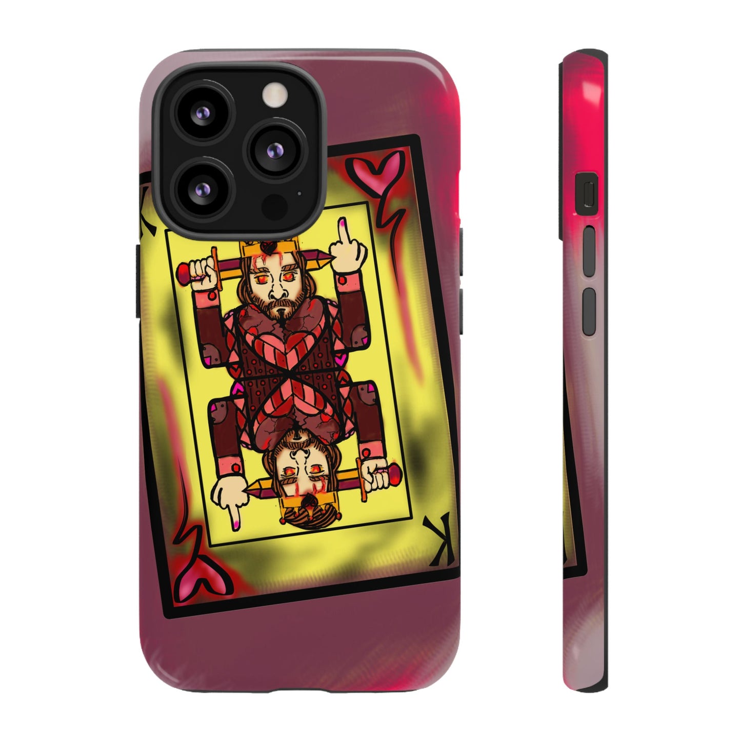 Playing Card Phone Case - Tough Cases with King Design