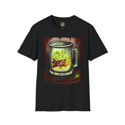 Here For the Boos Unisex Softstyle T-Shirt, Casual Streetwear, Urban Fashion, Unique Graphic Tee, Perfect Gift for Art Lovers