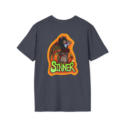 Saint and Sinner Graphic T-Shirt, Unisex Tee for Halloween, Gift for Friends, Statement Shirt, Casual Wear, Gothic Aesthetic