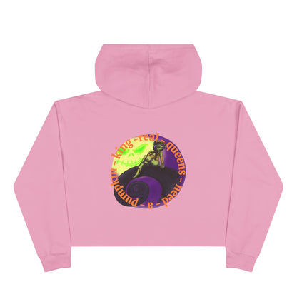 Halloween Crop Hoodie - Looking for My Boo, Spooky Fashion, Women's Clothing, Party Outfit, Cozy Fall Wear