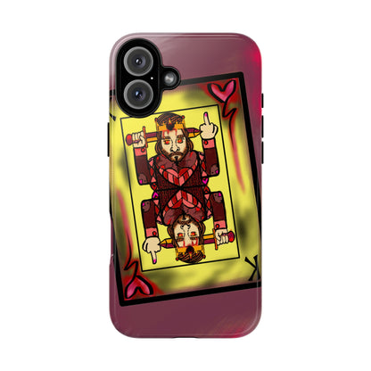Playing Card Phone Case - Tough Cases with King Design
