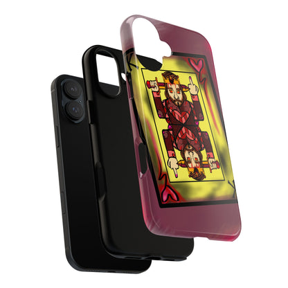 Playing Card Phone Case - Tough Cases with King Design