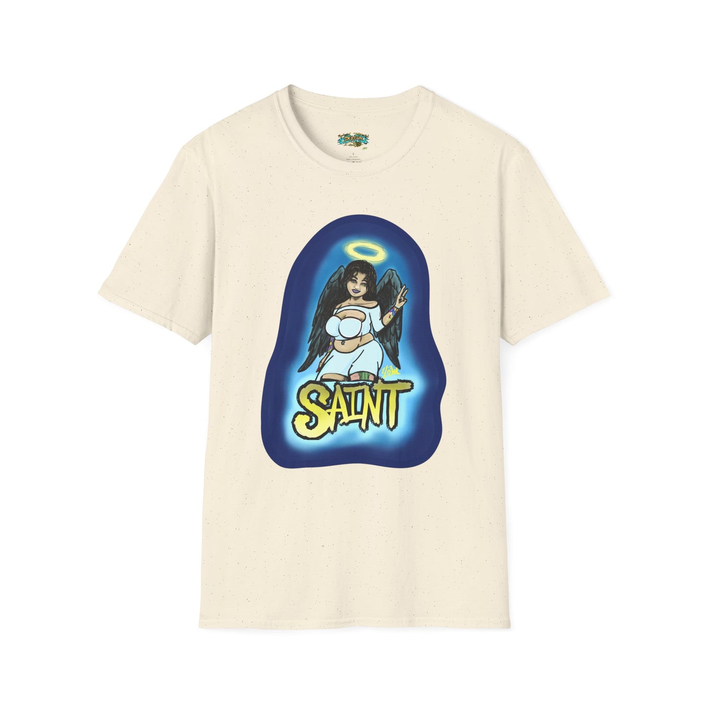 Saint and Sinner Graphic T-Shirt, Unisex Tee for Halloween, Gift for Friends, Statement Shirt, Casual Wear, Gothic Aesthetic