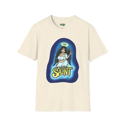 Saint and Sinner Graphic T-Shirt, Unisex Tee for Halloween, Gift for Friends, Statement Shirt, Casual Wear, Gothic Aesthetic