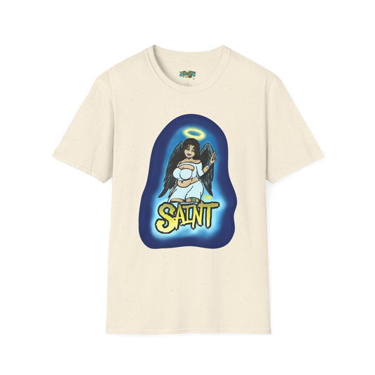 Saint and Sinner Graphic T-Shirt, Unisex Tee for Halloween, Gift for Friends, Statement Shirt, Casual Wear, Gothic Aesthetic