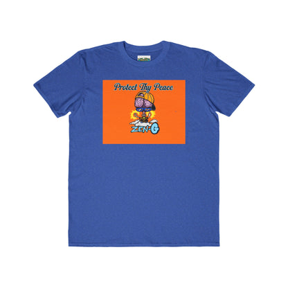 Men's Lightweight Fashion Tee - "Protect Thy Peace" Graphic T-Shirt, Casual Wear, Streetwear, Gift for Him, Comfortable Summer Top
