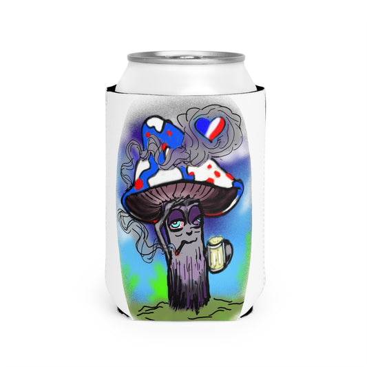 Mushroom Can Cooler Sleeve - Fun Cooler, Unique Drink Accessory, Party Favor, Festival Gear, Gift for Friends
