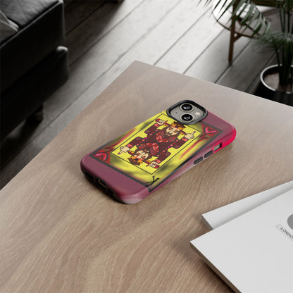 Playing Card Phone Case - Tough Cases with King Design