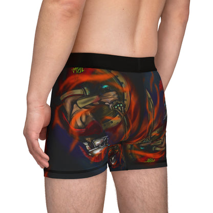 Men's Boxers with Bold Gladiator Design - 'Small But Mighty'