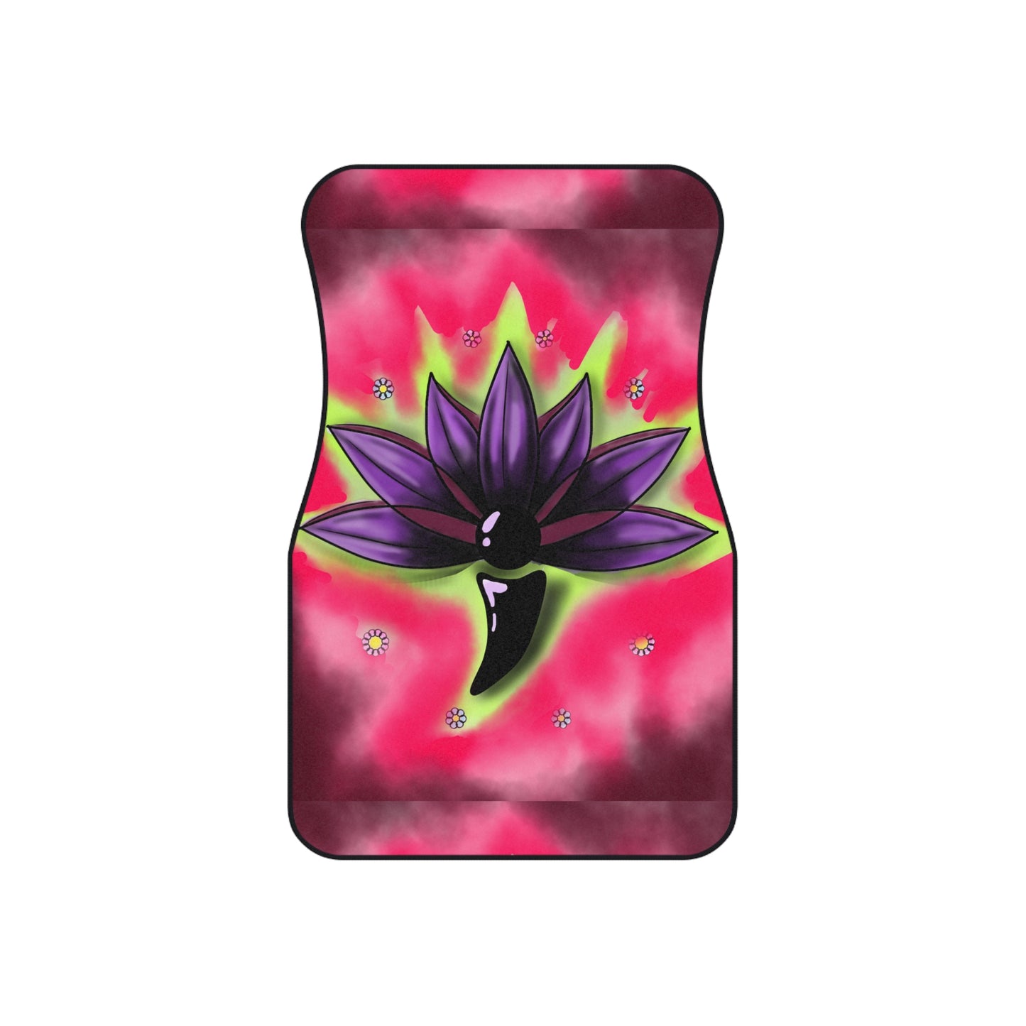 Vibrant Lotus Car Mats – Set of 4 – Stylish Auto Accessories for Lotus Lovers