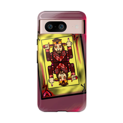 Playing Card Phone Case - Tough Cases with King Design