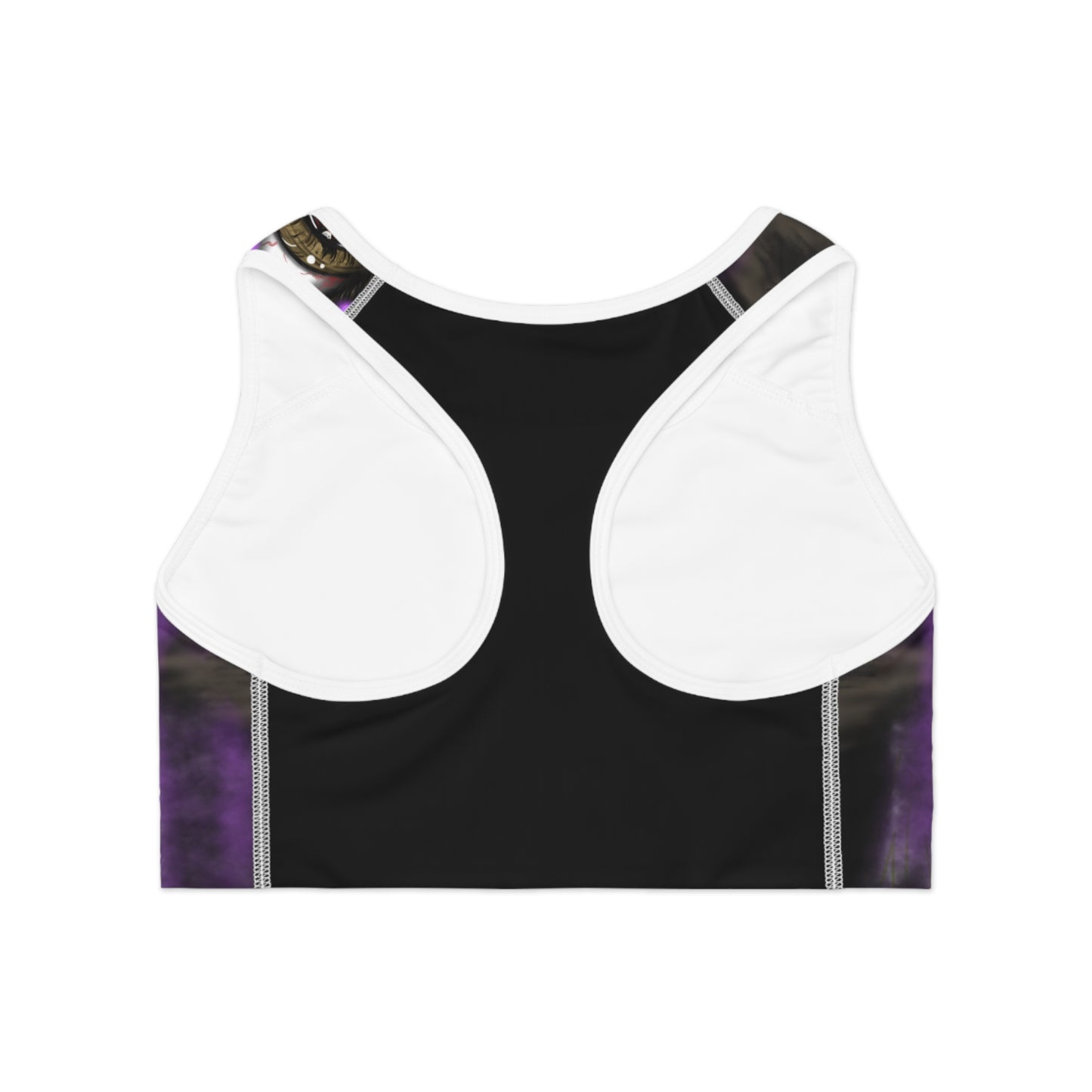 Eye-Catching Sports Bra - "It's All In Your HEAD" Graphic Design
