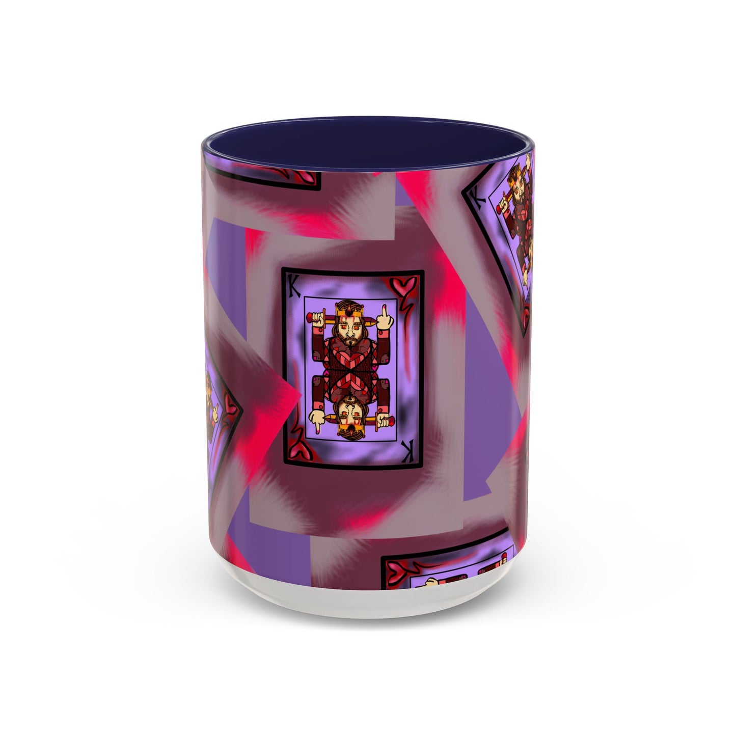 Rebellious King Coffee Mug, Unique Gift for Coffee Lovers, Artful Mug for Home, Cool Cup for Tea, Birthday Present, Fun Kitchen Decor