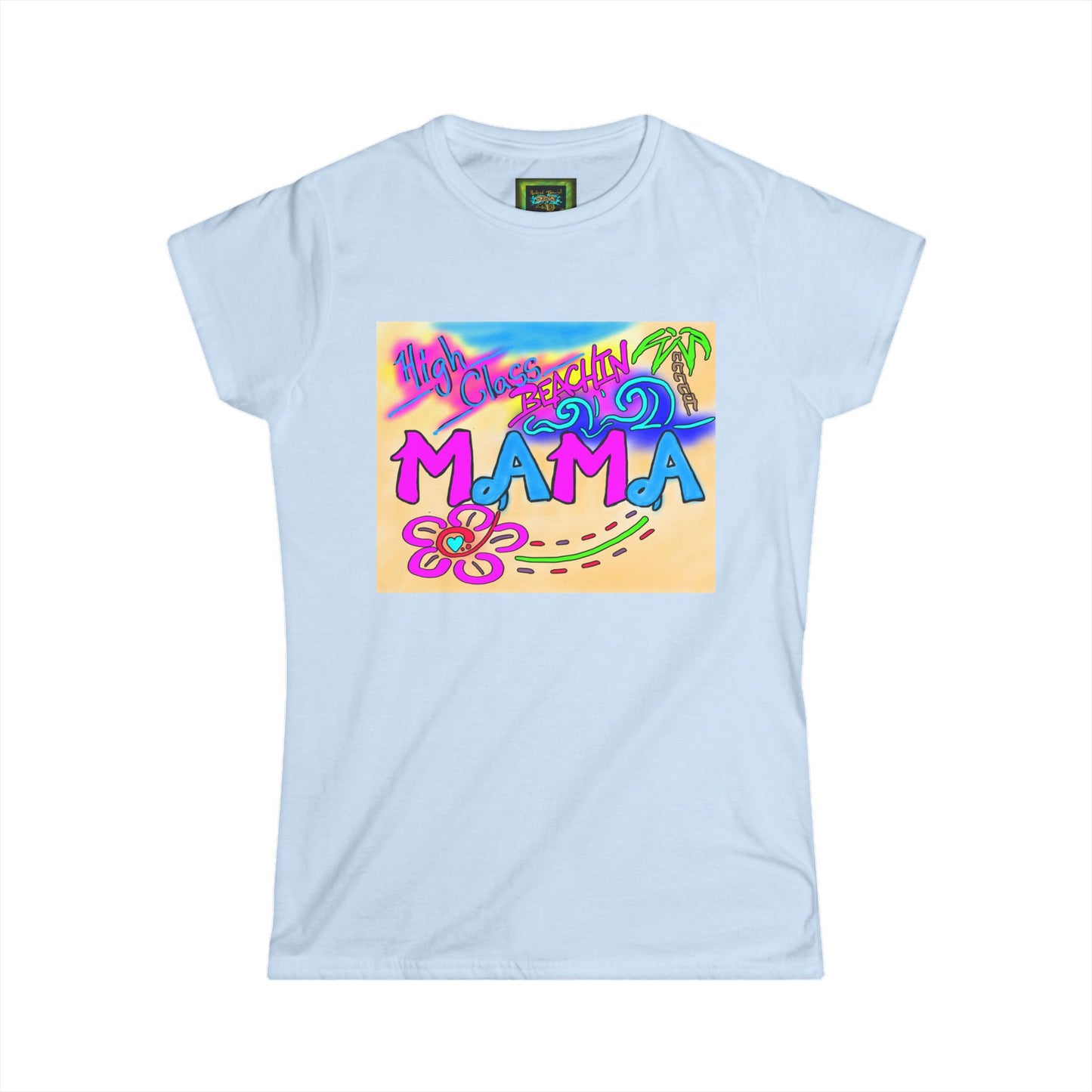 Tropical Vibes Tee, Fun Beach Shirt, Mama Shirt, Summer Essential, Vacation Wear, Inspirational Gift