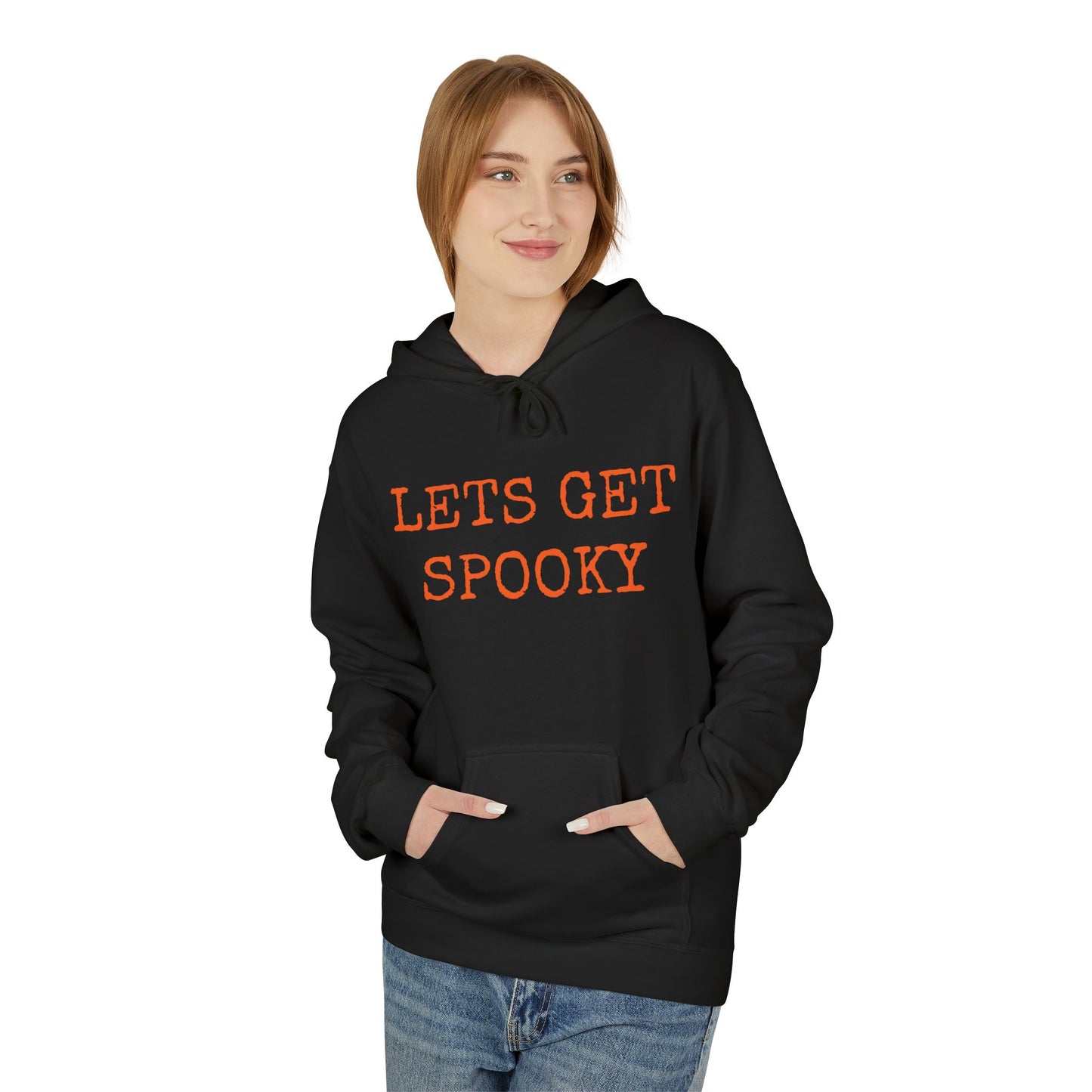 Halloween Hoodie, Unisex Midweight Fleece for Fall, Spooky SZN Apparel, Perfect for Ghost Hunting, Trick or Treating