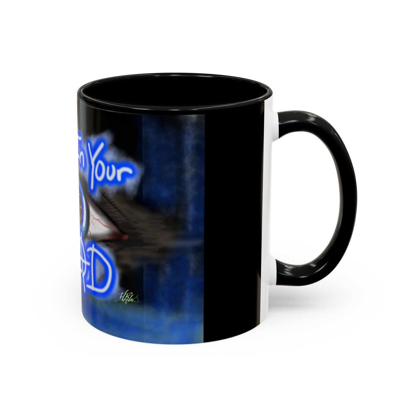 All In Your Head Accent Coffee Mug - Unique Gift for Coffee Lovers