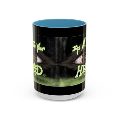 Edgy Accent Coffee Mug - Unique Gift for Artists, Home Decor, Halloween, Motivational Drinkware, Gothic Style, Mindful Daily Use