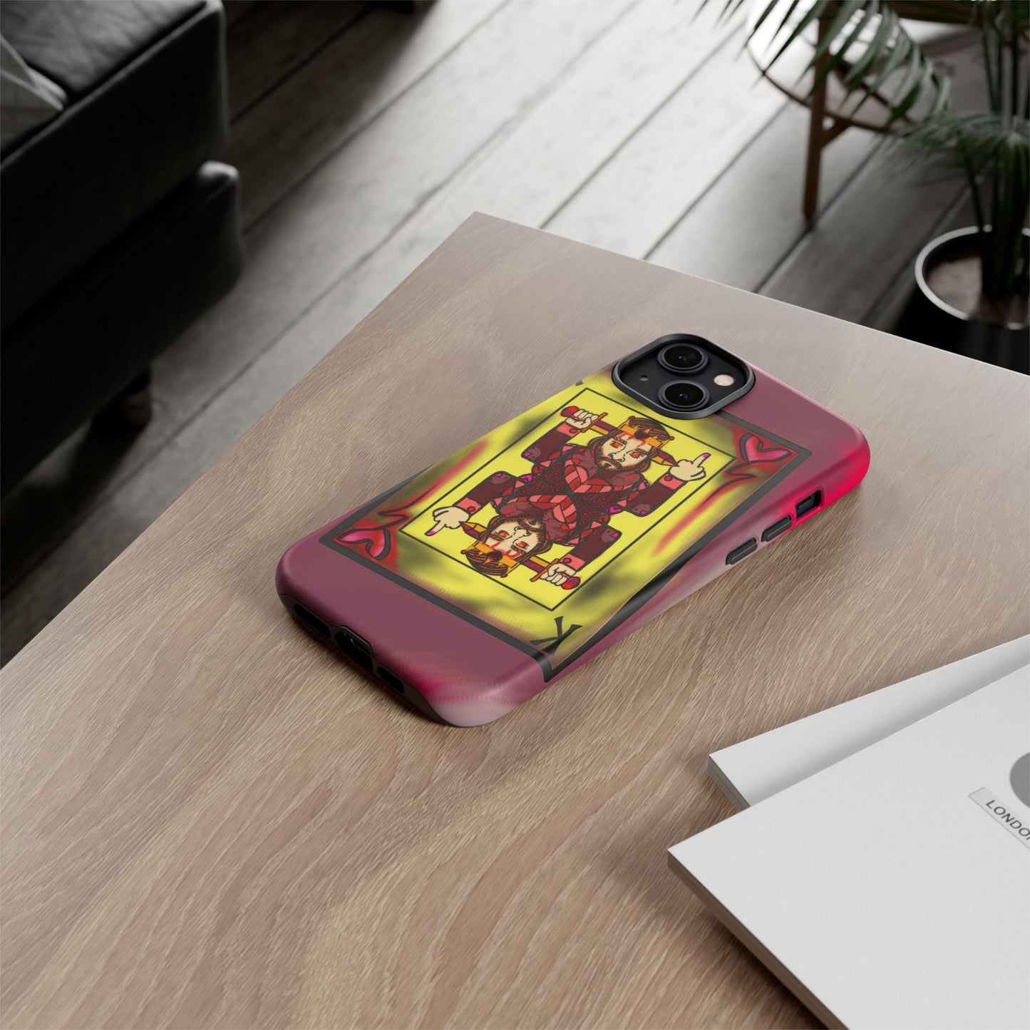 Playing Card Phone Case - Tough Cases with King Design