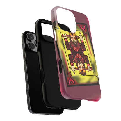 Playing Card Phone Case - Tough Cases with King Design