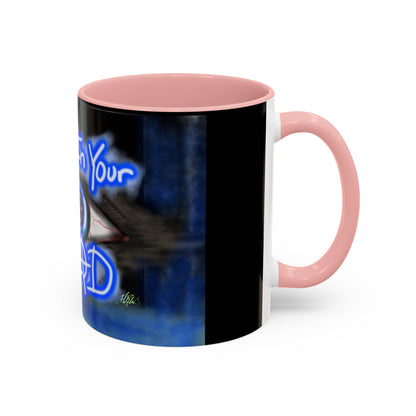 All In Your Head Accent Coffee Mug - Unique Gift for Coffee Lovers