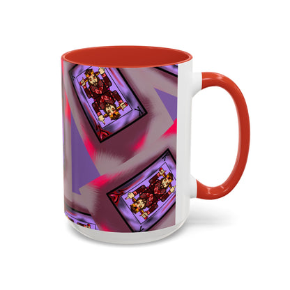 Rebellious King Coffee Mug, Unique Gift for Coffee Lovers, Artful Mug for Home, Cool Cup for Tea, Birthday Present, Fun Kitchen Decor