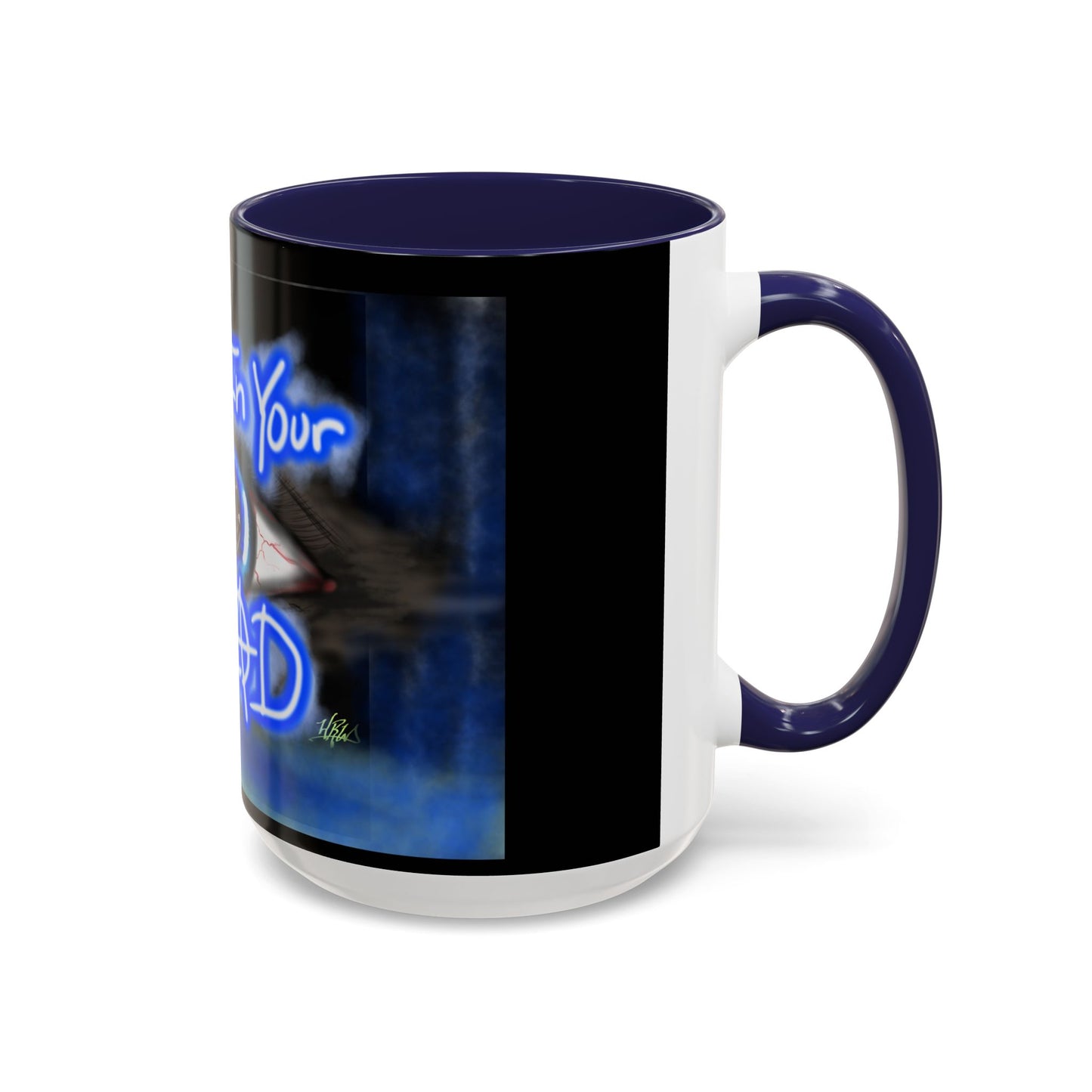 All In Your Head Accent Coffee Mug - Unique Gift for Coffee Lovers