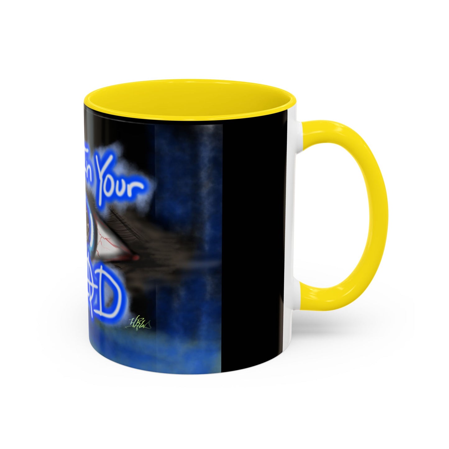 All In Your Head Accent Coffee Mug - Unique Gift for Coffee Lovers