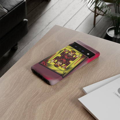 Playing Card Phone Case - Tough Cases with King Design