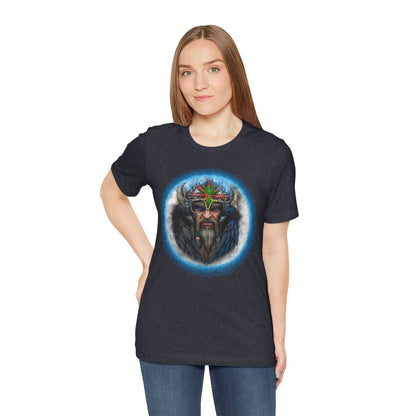 Viking King Graphic Tee — Norse Warrior Playing Card Design
