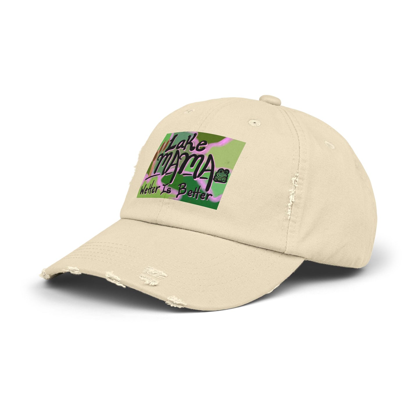 Lake Mama Distressed Cap - Perfect for Outdoor Adventures & Summertime Fun!