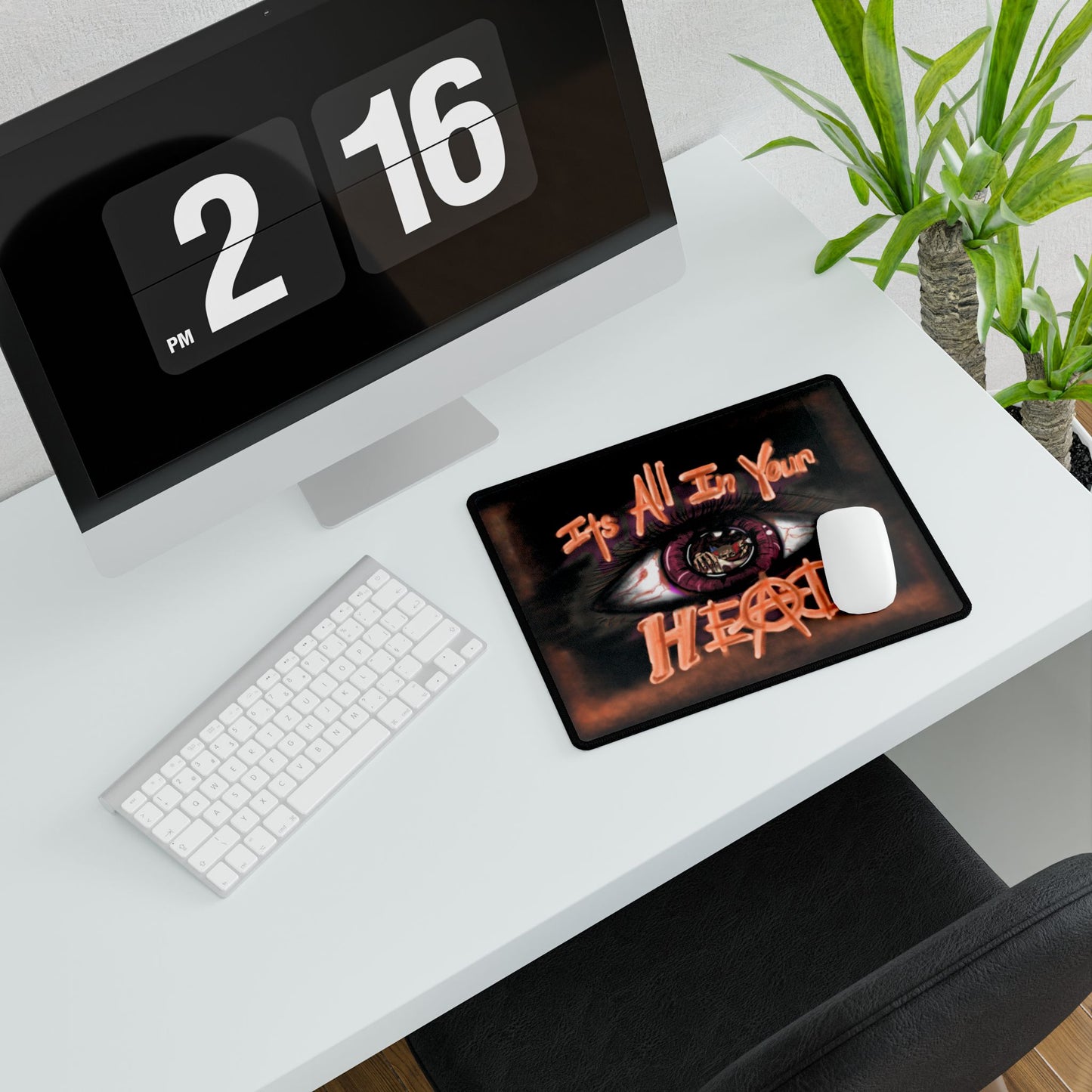 Gothic Desk Mats for Unique Workspaces, Its All In Your HEAD, Office Decor, Gamer Mousepad, Creative Gifts, Home Office Essentials