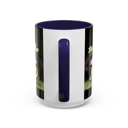 Edgy Accent Coffee Mug - Unique Gift for Artists, Home Decor, Halloween, Motivational Drinkware, Gothic Style, Mindful Daily Use