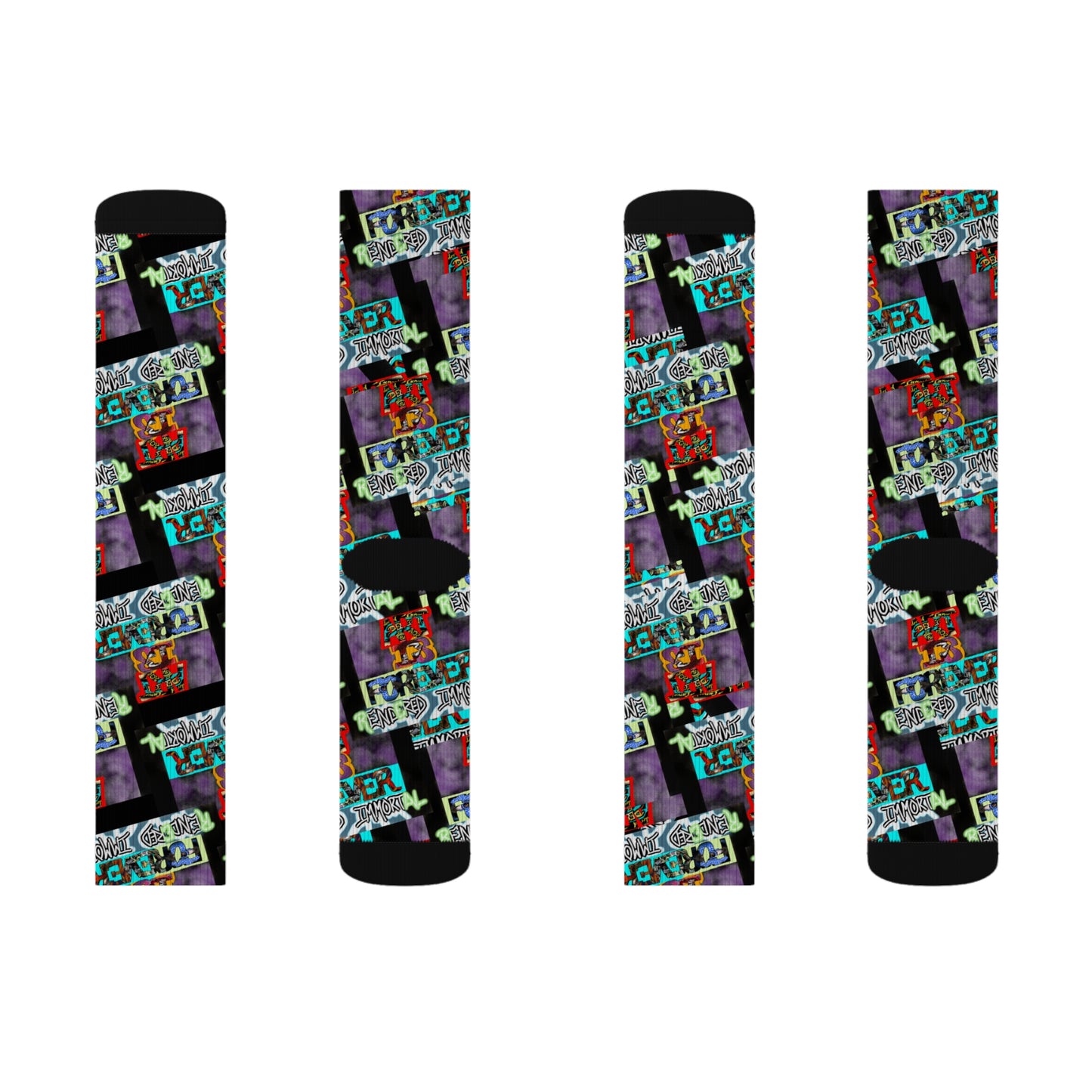 Art IsForever Socks, Unique Gift for Gamers, Cozy Footwear, Casual Sock Pair, Trendy Sock Style