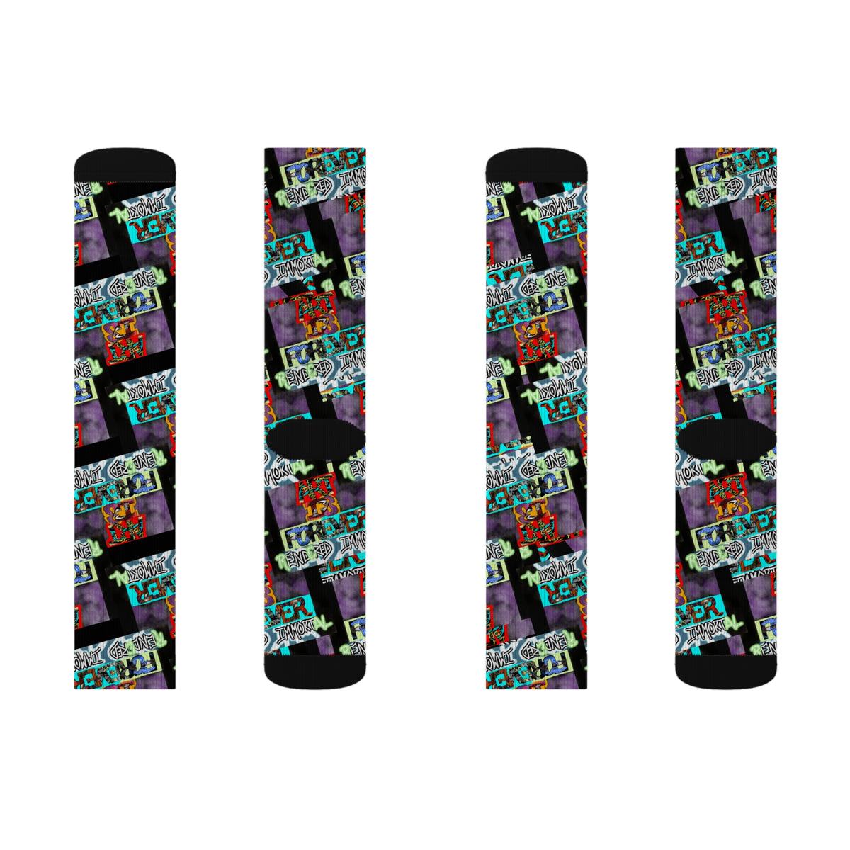 Art IsForever Socks featuring art and design by Reese Wilson
