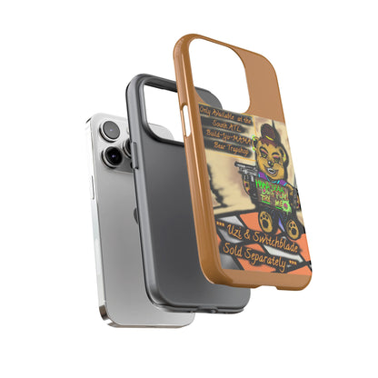 Tough Cases: Fun & Funky Phone Case, Cute Bear Design, Gifts for Animal Lovers, Tech Accessories, Unique Phone Cover