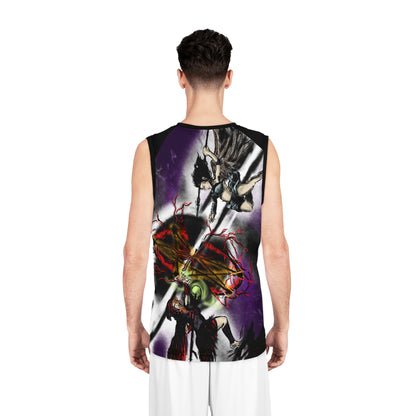 Stylish Artistic Basketball Jersey - Perfect for Sports Events, Halloween, Gift for Athletes, Unique Top, Trendy Streetwear