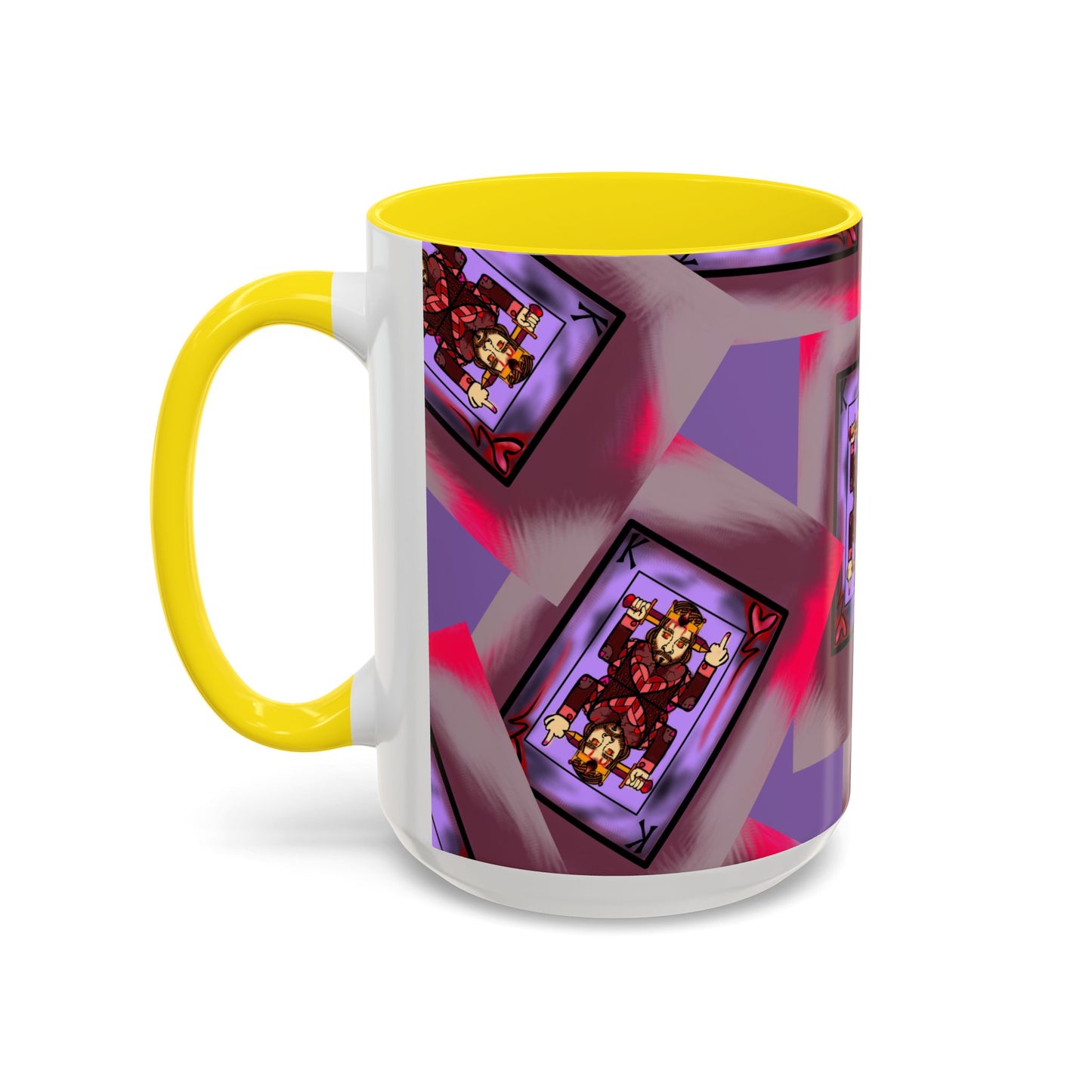 Rebellious King Coffee Mug, Unique Gift for Coffee Lovers, Artful Mug for Home, Cool Cup for Tea, Birthday Present, Fun Kitchen Decor