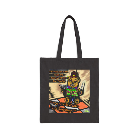 Fun Cotton Canvas Tote Bag - Great for Shopping, Be-You-tiful Encouragement, Daily Errands, Eco-friendly Gift, #GETOUTMYBAG