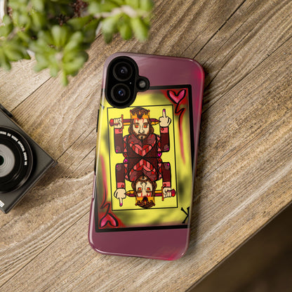 Playing Card Phone Case - Tough Cases with King Design