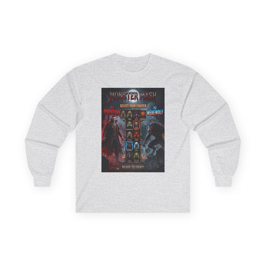 Monster Mash X Street Fighter Long sleeve tee long-sleeve featuring art and design by Reese Wilson