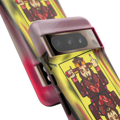 Playing Card Phone Case - Tough Cases with King Design