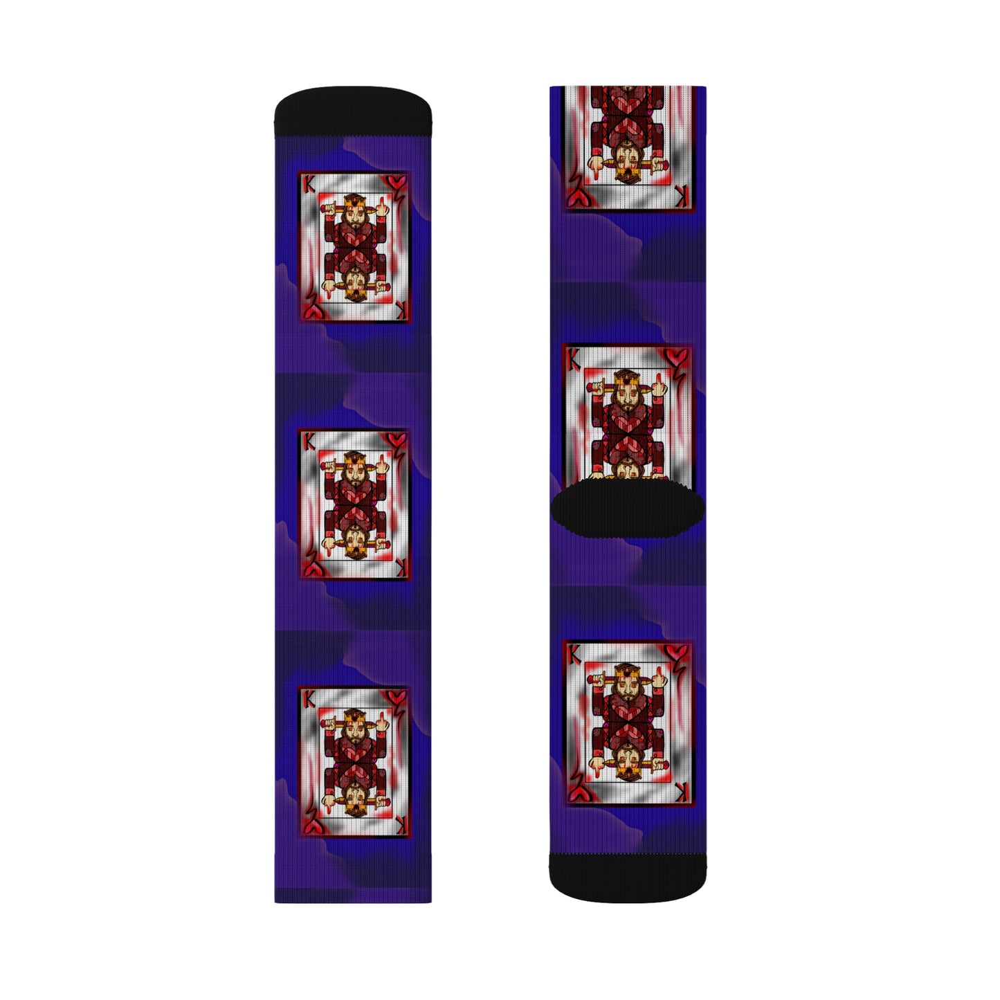 Unique Sublimation Socks - Artistic Design for Creative Souls