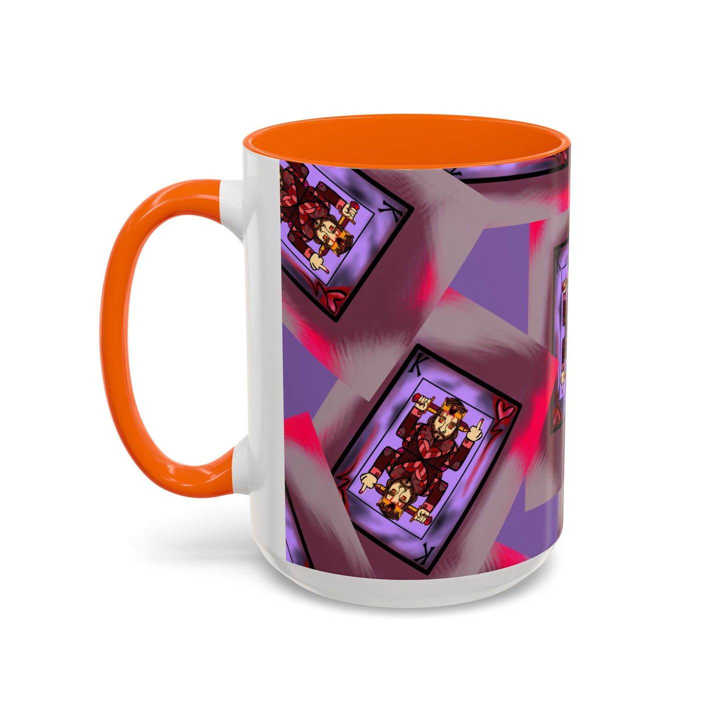 Rebellious King Coffee Mug, Unique Gift for Coffee Lovers, Artful Mug for Home, Cool Cup for Tea, Birthday Present, Fun Kitchen Decor