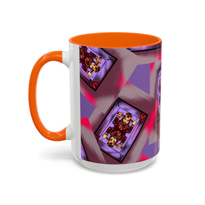 Rebellious King Coffee Mug, Unique Gift for Coffee Lovers, Artful Mug for Home, Cool Cup for Tea, Birthday Present, Fun Kitchen Decor