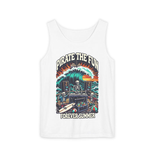 Forever Summer Tank — "Pirate the Fun / Forever Summer" Graphic Tank Top